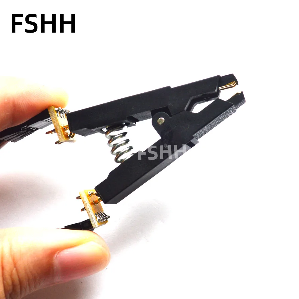 Широкая Золотая игла soic8 sop8 тестовый зажим для eeprom flash clipFor TL866II plus TL866CS/A EZP2010/2013 RT809F