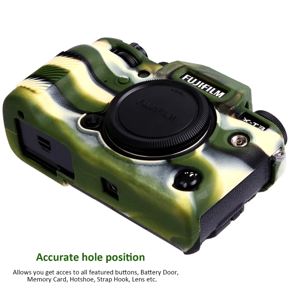 Чехол для камеры Fuji с текстурой личи и нескользящей поверхностью чехол цифровой