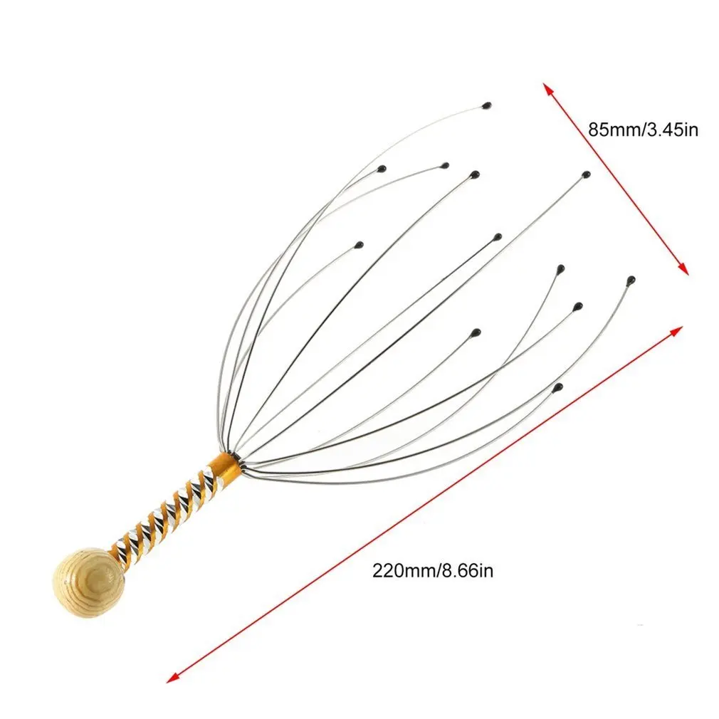 Многофункциональный антистрессовый массажер для головы снятие оплаченного