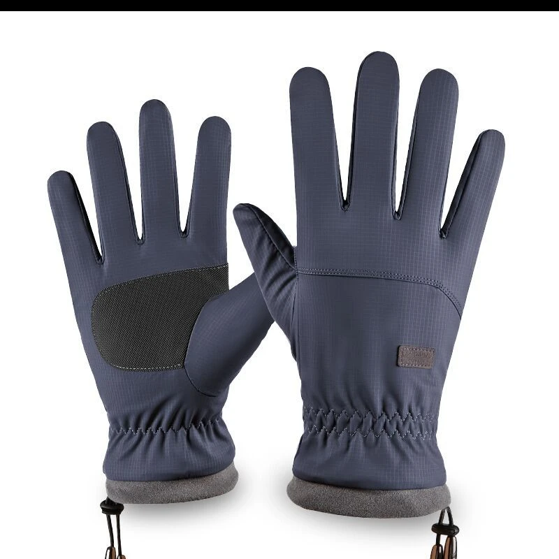 

Men Autumn winter warm Gloves outdoor cycling waterproof Touchscreen Fishing Gloves Thicken Anti Slip Fishing Clothes