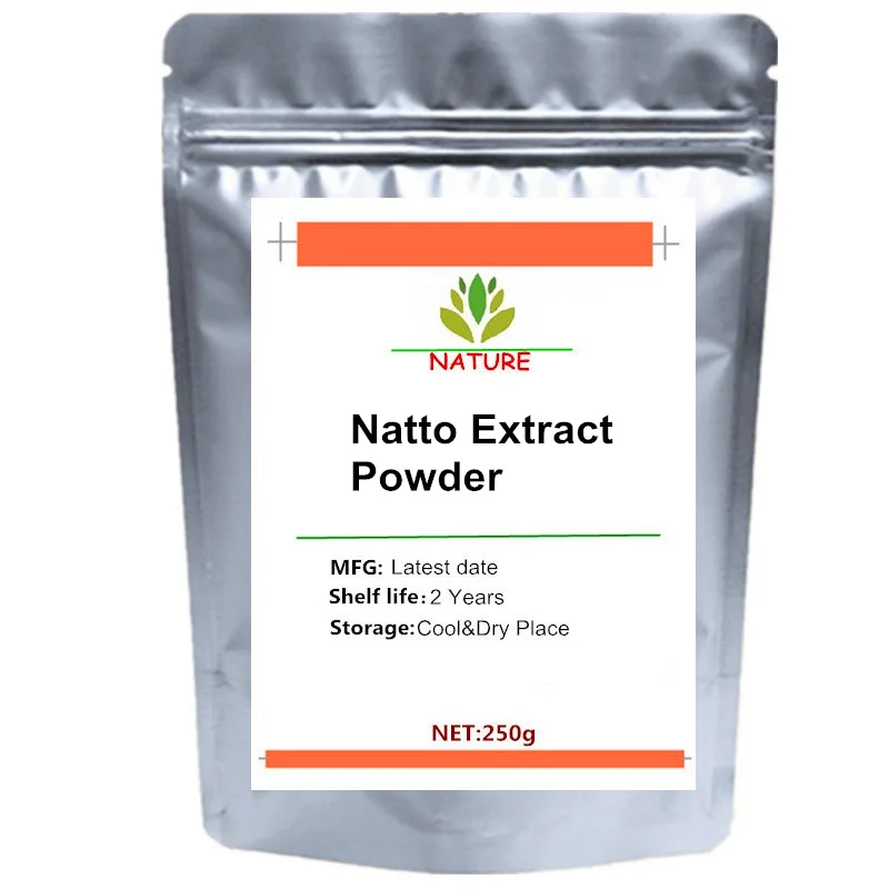 

100% Pure Natural Organic Natto Nattokinase Extract Powder