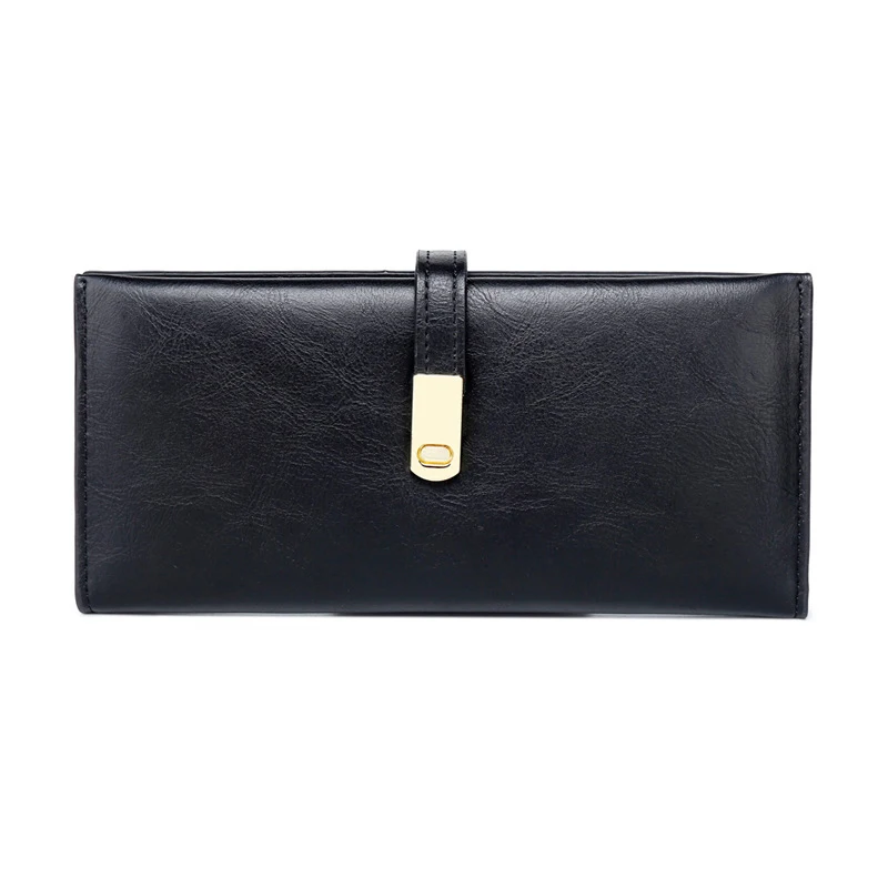 

Ultra-thin Leather Women Wallets Sweet Matte Long Wallet Lady Magnet Snap Phone Wallet Lady Card Holder Fresh Girl's Coin Purse