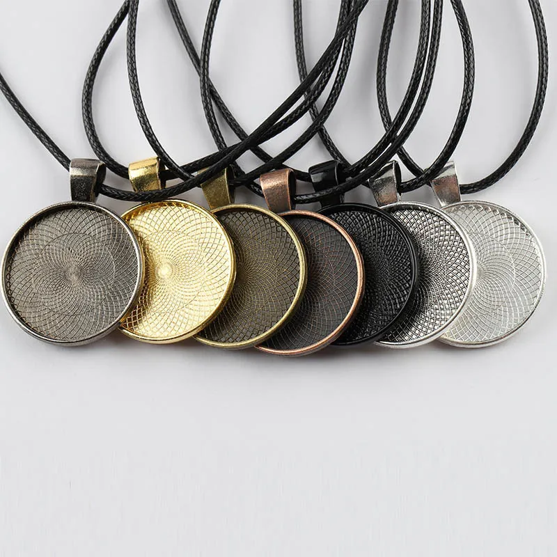 10 шт. внутренняя 20 мм Ожерелье Подвеска Кабошон основа камеи рамка пустые