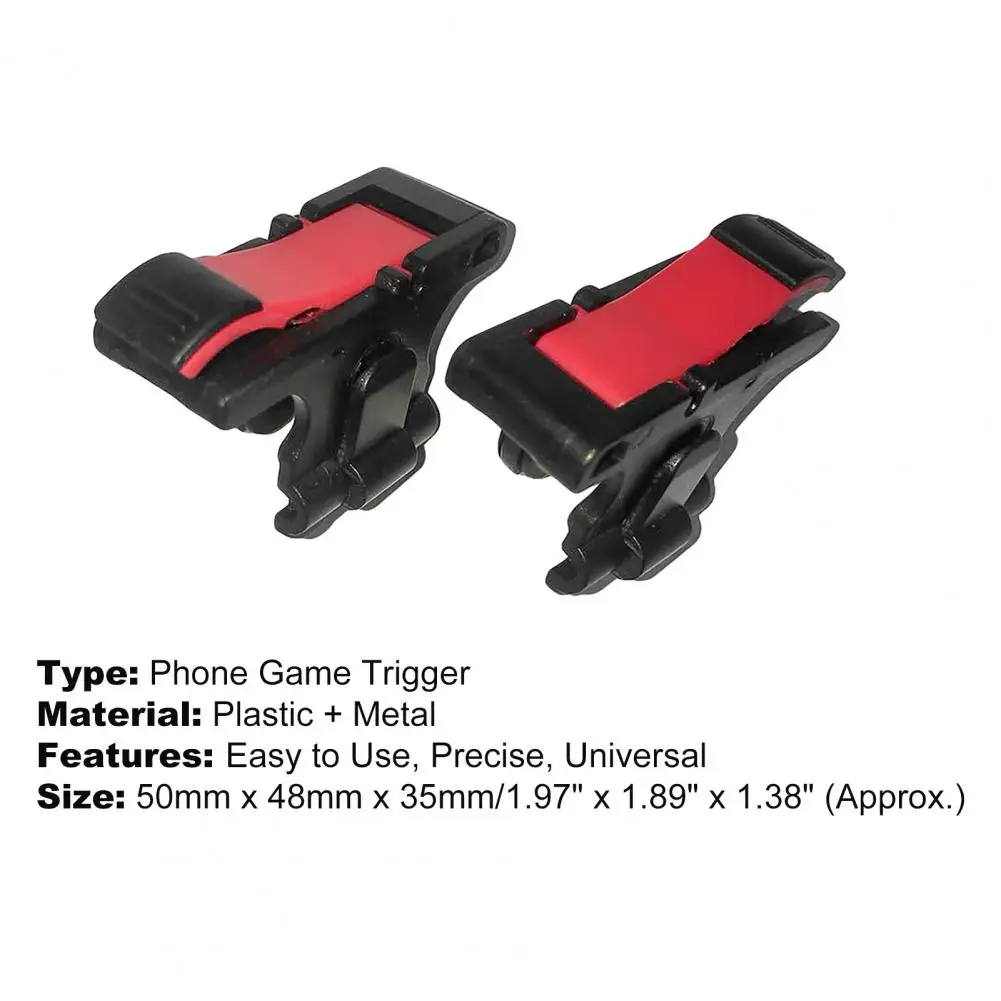 

1 Pair D9 Plastic Mobile Phone Holder Gaming Aided Triggers Controllers Gamepad For Home Controller