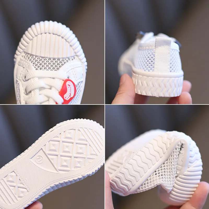 2020 летняя новая детская повседневная обувь с перфорацией для мальчиков и девочек