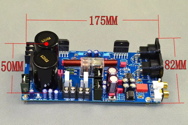 P2 обновленная версия 68 Вт + LM3886 полноценный односторонний двухканальный Hi Fi