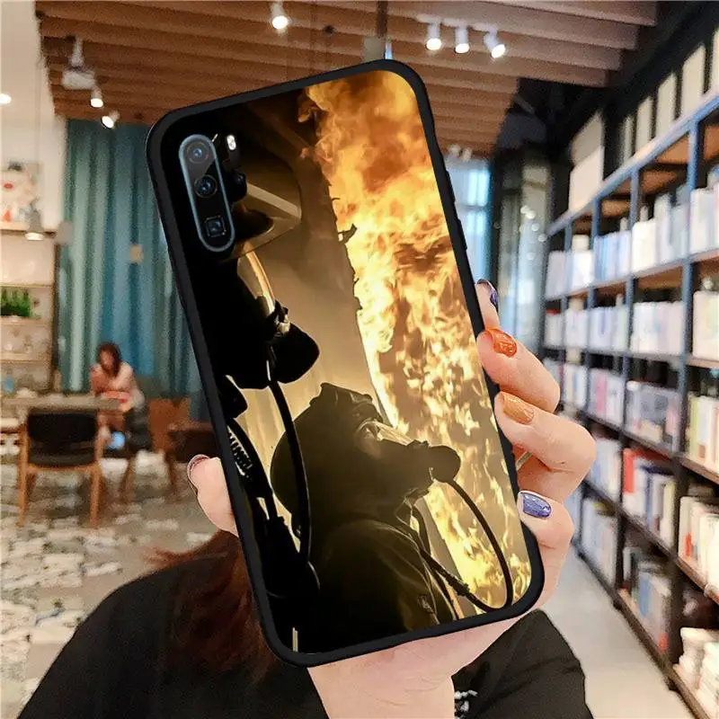

Firemen heroes in harms way Phone Cases For Huawei honor Mate P 9 10 20 30 40 Pro 10i 7 8 a x Lite nova 5t Soft Cover Funda