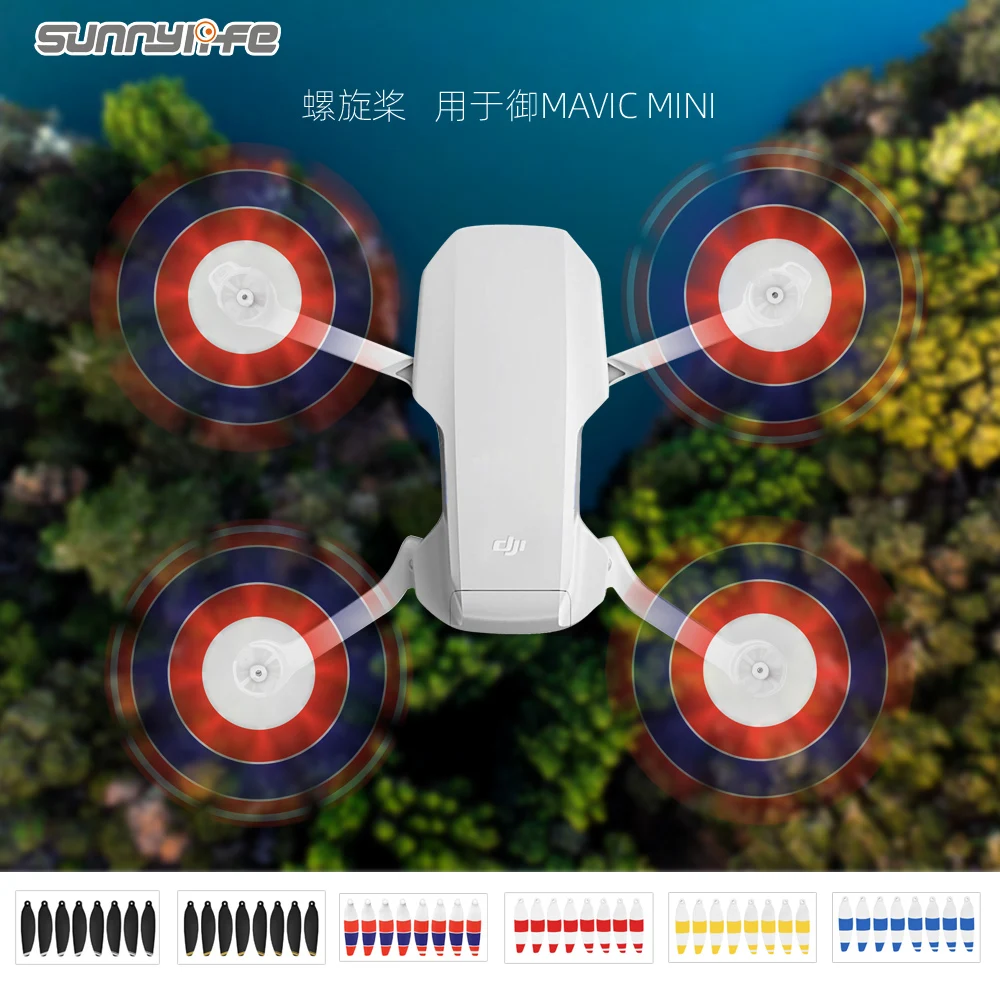 

8 шт легкий винтов складной низкие шумовые аксессуары для Mavic/Mini 2