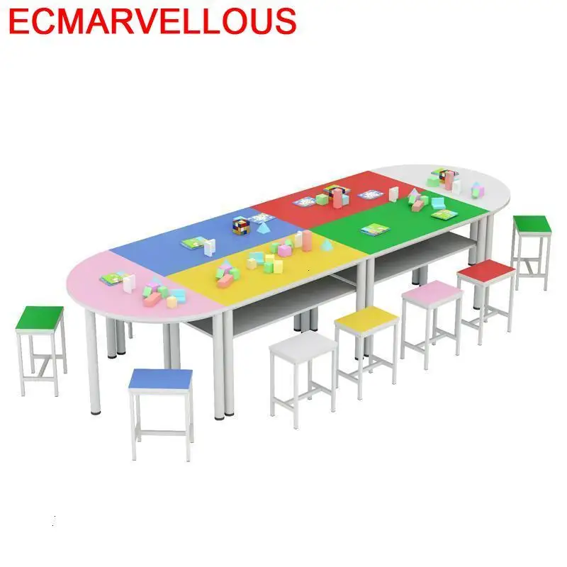 Детский письменный стол Pupitre Infantil и стул силиконовый для детского сада| |