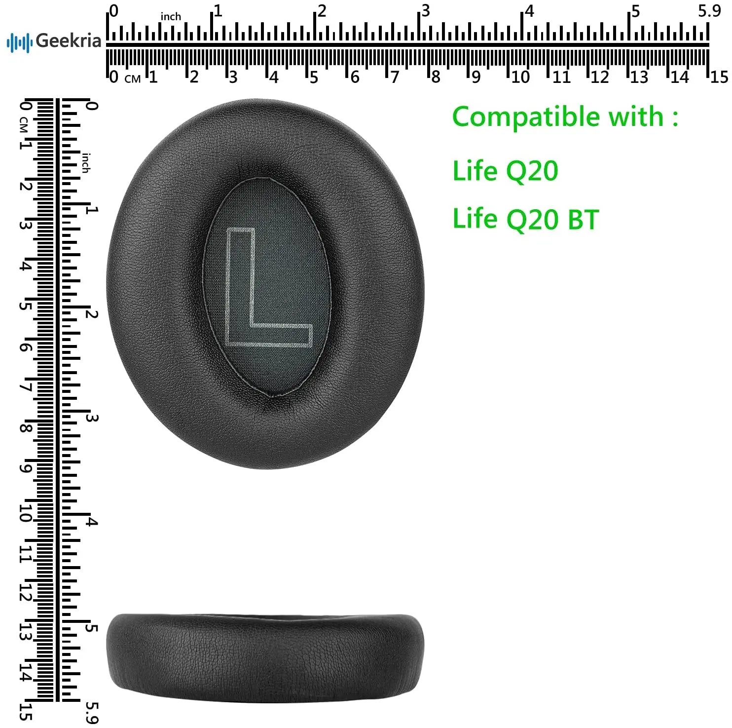 Сменные амбушюры QuickFit из Протеиновой кожи для Anker Soundcore Life Q20 Q20BT вкладыши