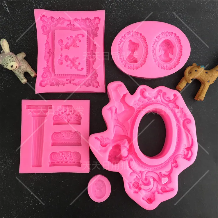 1 шт. силиконовые формы для фоторамки украшение торта сахарата помадки шоколада