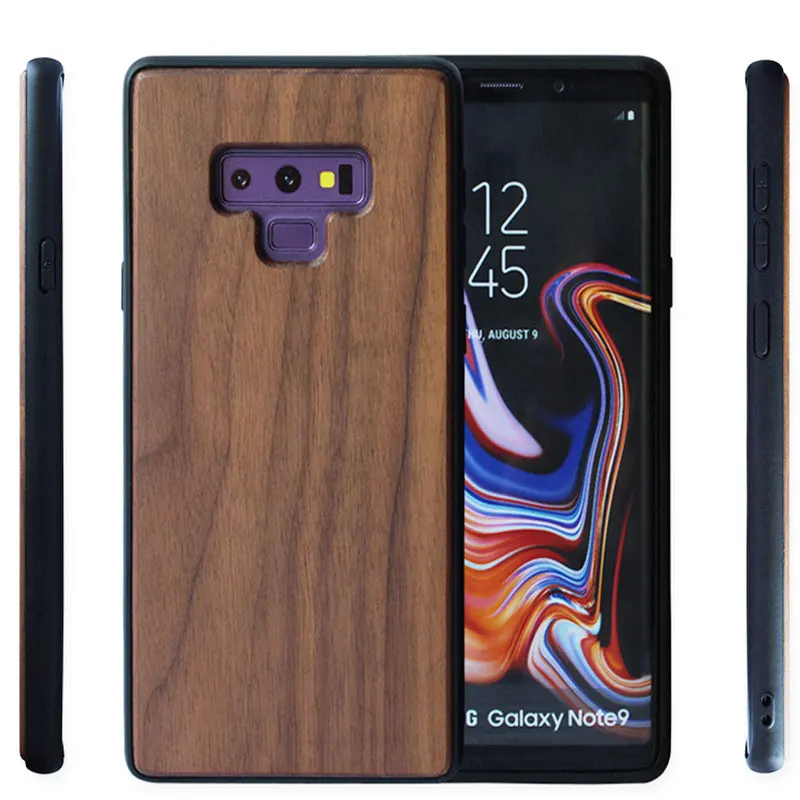 Real Wood Case For Sansung Galaxy S8 S8plus S9 S9plus S10 plus S10lite Note8 Note9 Cover Natural Bamboo Wooden Hard Phone |