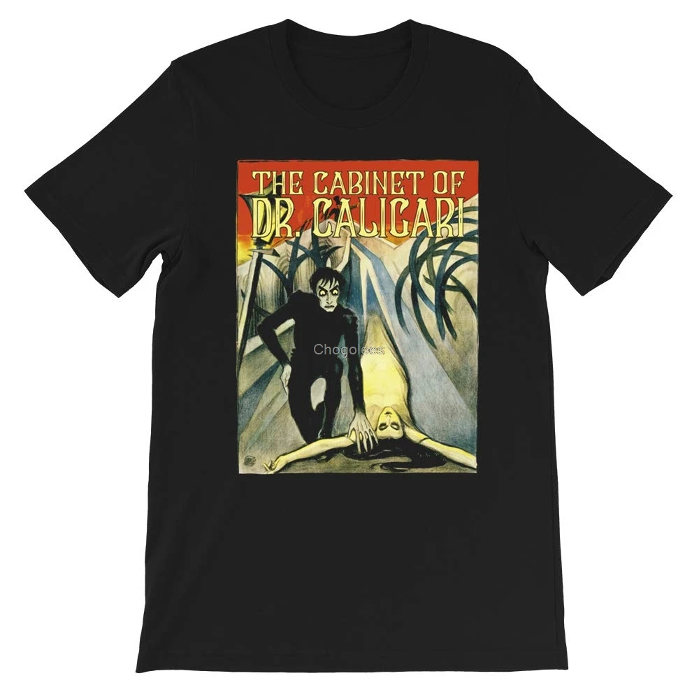 Футболка унисекс в стиле ретро с надписью The Cabinet of Dr Caligari Сумасшедший