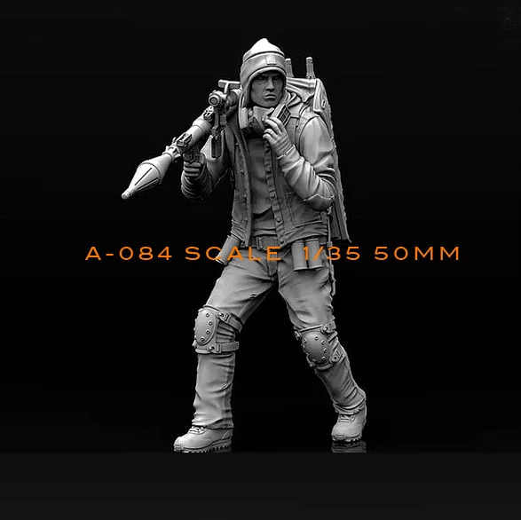 

1/35(50mm) Resin Kits DIY resin soldier Model Self-assembled A84