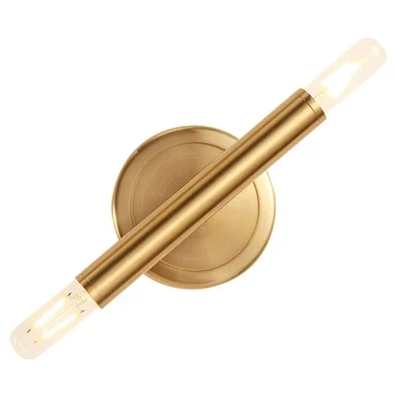 Позолоченный Американский светодиодный подвесной светильник G4 круглая