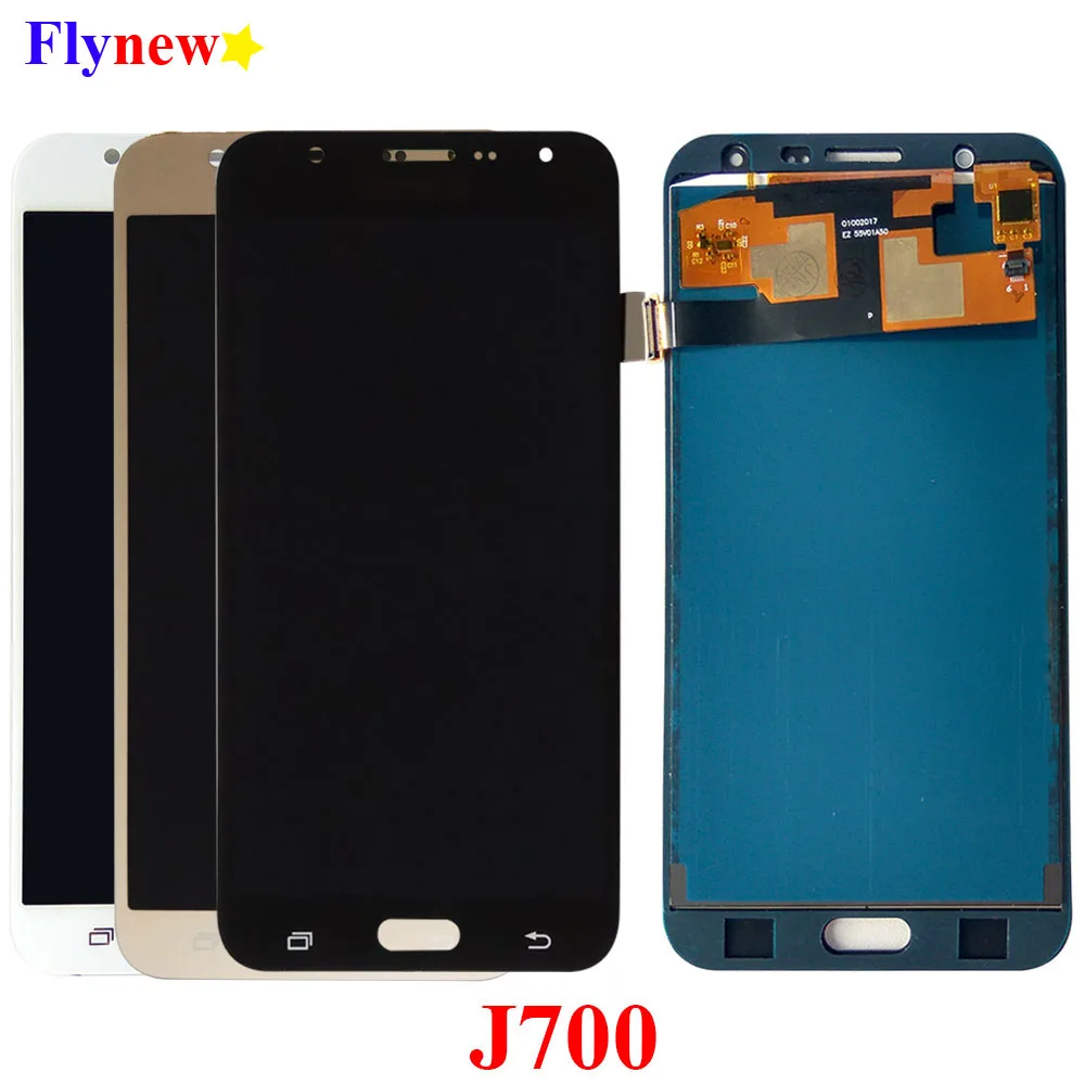 ЖК-дисплей Pantalla для Samsung J7 2015 J700 J700F J700M J700H J700FN сенсорный экран дигитайзер полная