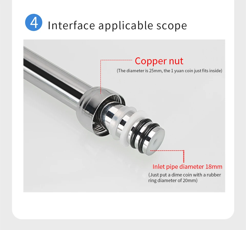 

Faucet Universal Tube Fitting Kitchen Sink Washing Basin Universal Tube Faucet Rotating And Lengthening Hose Extender