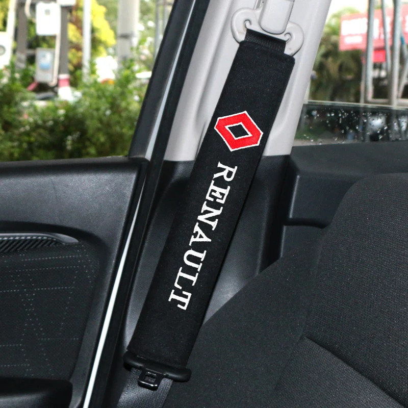 2 шт. автомобиль Безопасность Накладка для ремня чехол с вышивкой Renault koleos duster megane