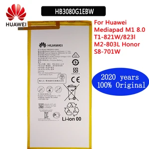 huawei original battery 4800mah hb3080g1ebw for huawei mediapad m2 m1 8 0 m2 801l m2 801w m2 802l m2 803l s8 701u honor s8 701w free global shipping