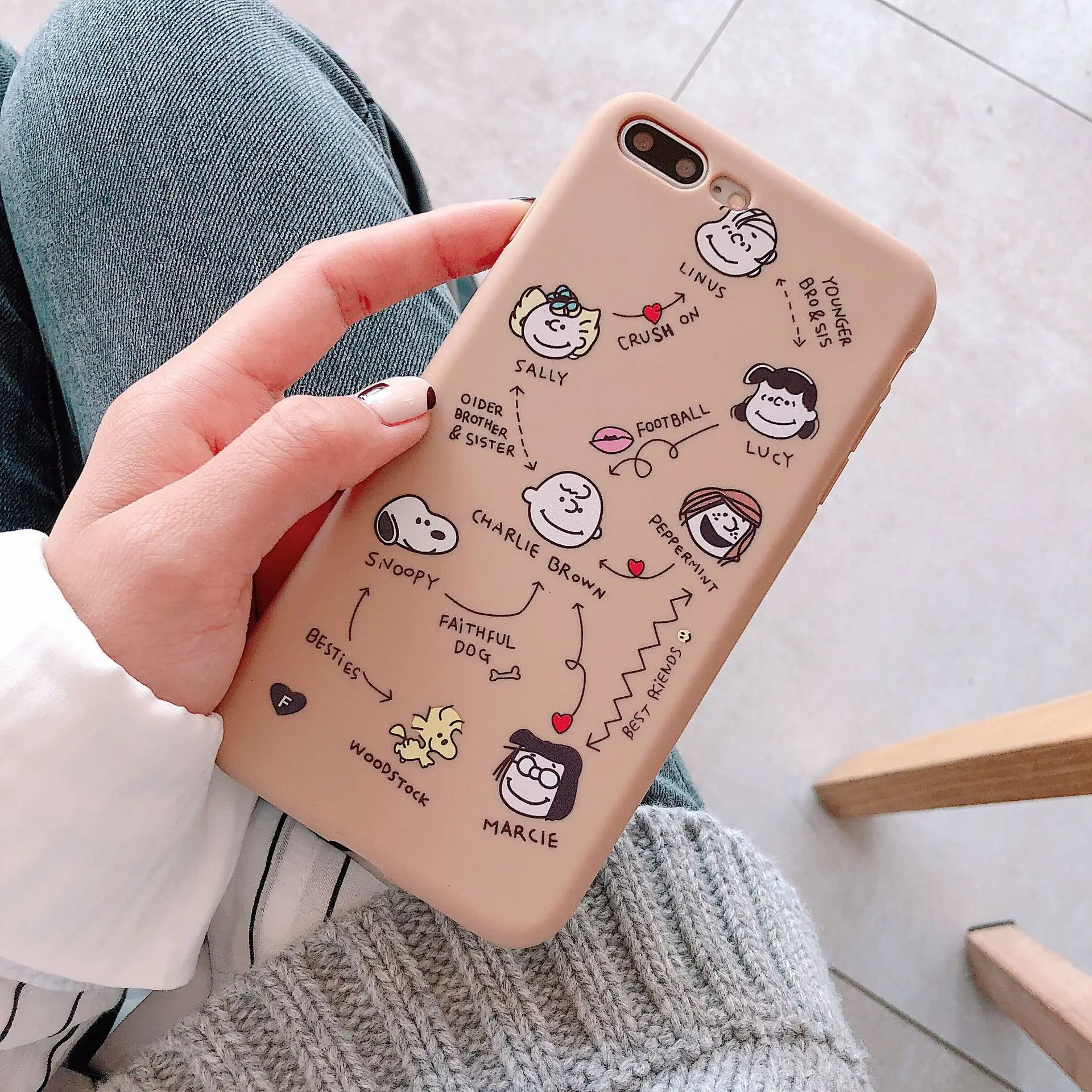 Fitted Phone Case For iPhone 11 Pro X XS Max XR 6 S 7 8 Plus Back Cover Cute Cartoon Dog Matte Protective Mobile Bag Coque | Мобильные
