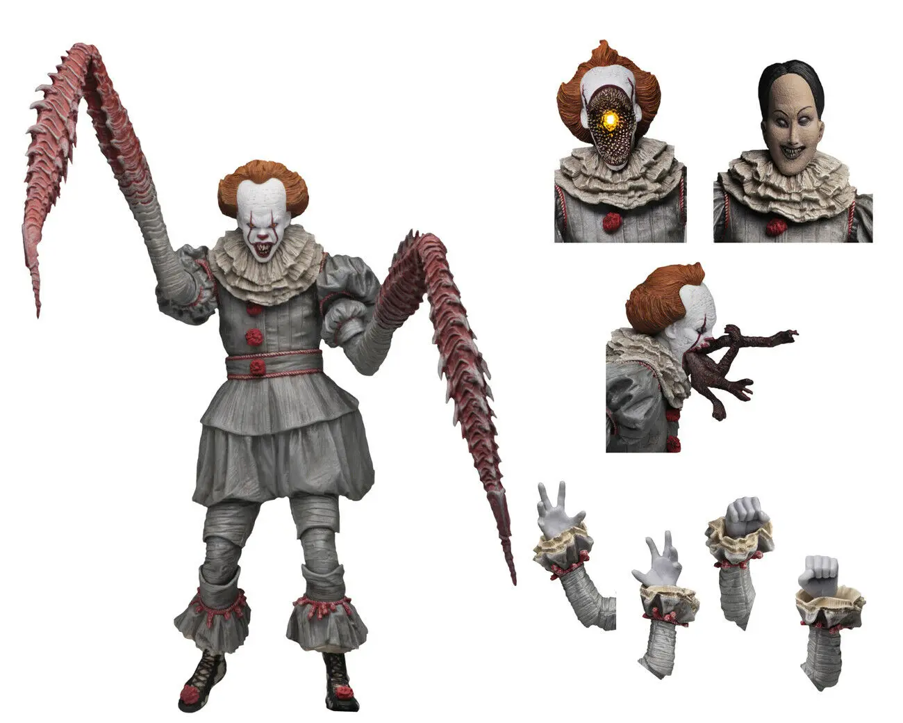 NECA Pennywise the Dancing Clown Delux Joint Movable Action Figure Toy | Игрушки и хобби