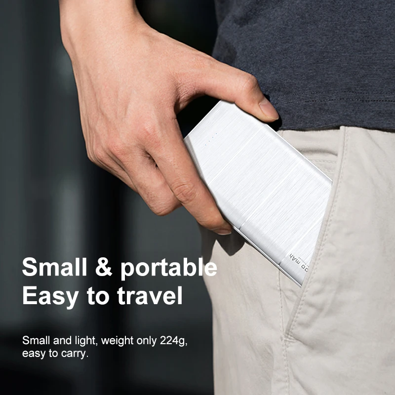 kuulaa 2pcs power bank 10000mah portable charging powerbank 10000 mah usb poverbank external battery charger for xiaomi iphone free global shipping