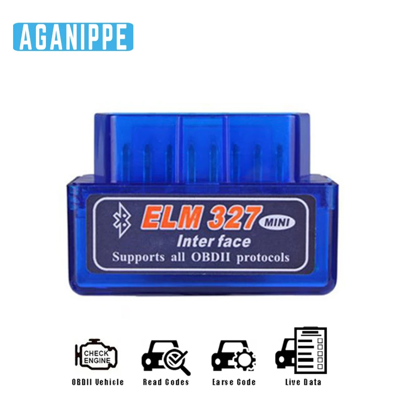 Двойная плата Pic18f25k80 Elm 327 Bluetooth 1,5 OBD2 сканер инструмент Диагностика Авто OBD 2 Bluetooth диагностический сканер для автомобиля