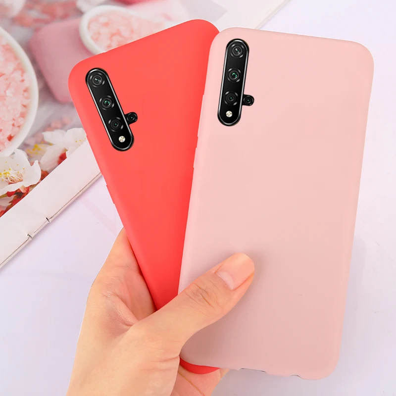 Чехол конфетного цвета для huawei Коврики 30 20X5G P20 P30 Pro Lite Y6 Y7 Y9 P Smart на Honor 9X8X20 Pro 10i 20i 10 9 Lite чехол