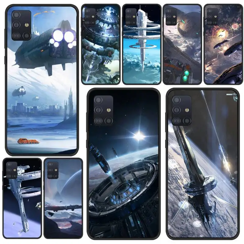 

Stars Spaceship Wars Phone Case For Samsung S5 S6 S7 S8 S9 S10 S20 S21 Edge Plus E Fe Lite