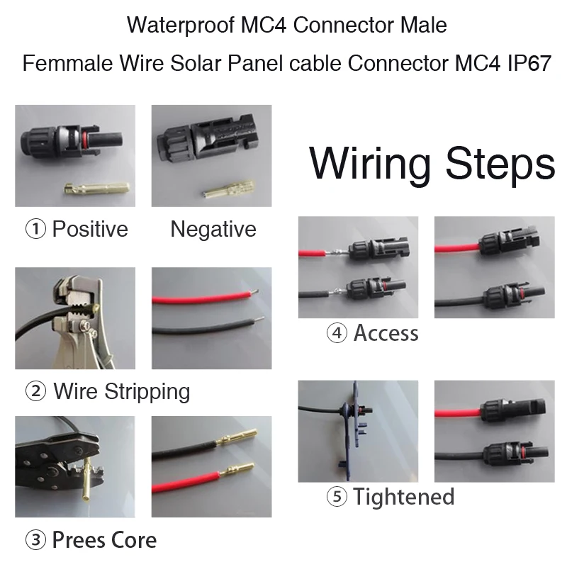 1 пара солнечных соединителей солнечные штекеры кабельные разъемы для панелей и