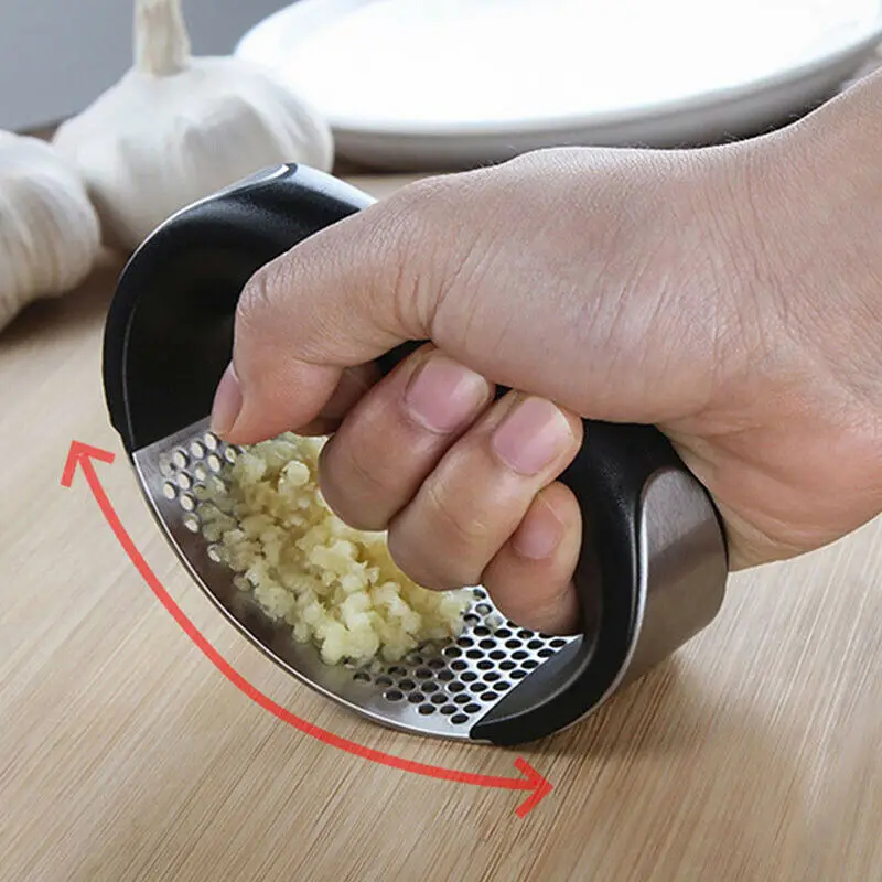 Чеснок Пресс имбирь Прессер дробилка соковыжималка резак нержавеющая сталь
