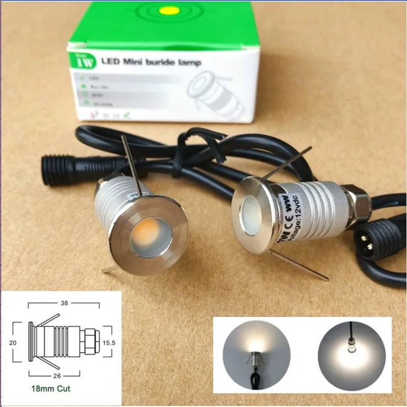 Водонепроницаемый светодиодный подземный мини светильник уличное освещение для