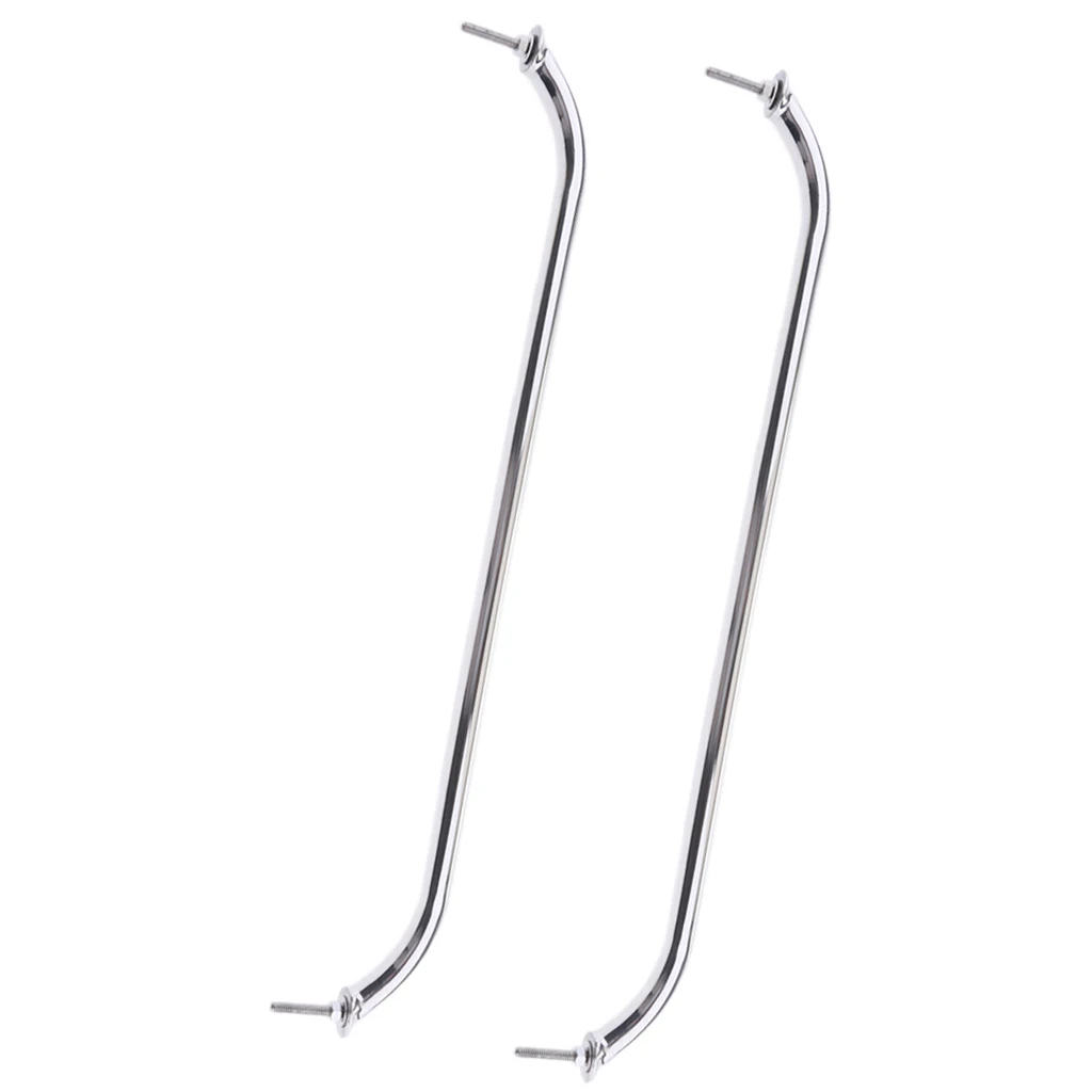 

MagiDeal 2 Pcs Boat Grab Handle Polished Stainless Steel Handrail For Marine Yacht Kayak 600mm Boat Accessories Marine