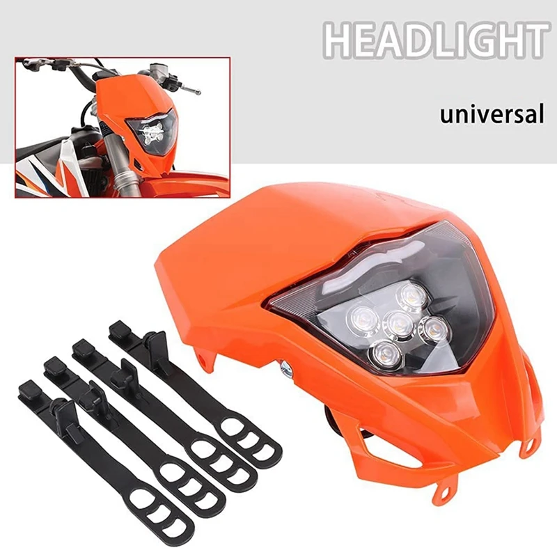 

Motorcycle Modified LED Headlights Head Light Lamp Light for KTM EXC EXCF SX SXF XC XCF XCW XCFW 125 150 250 350
