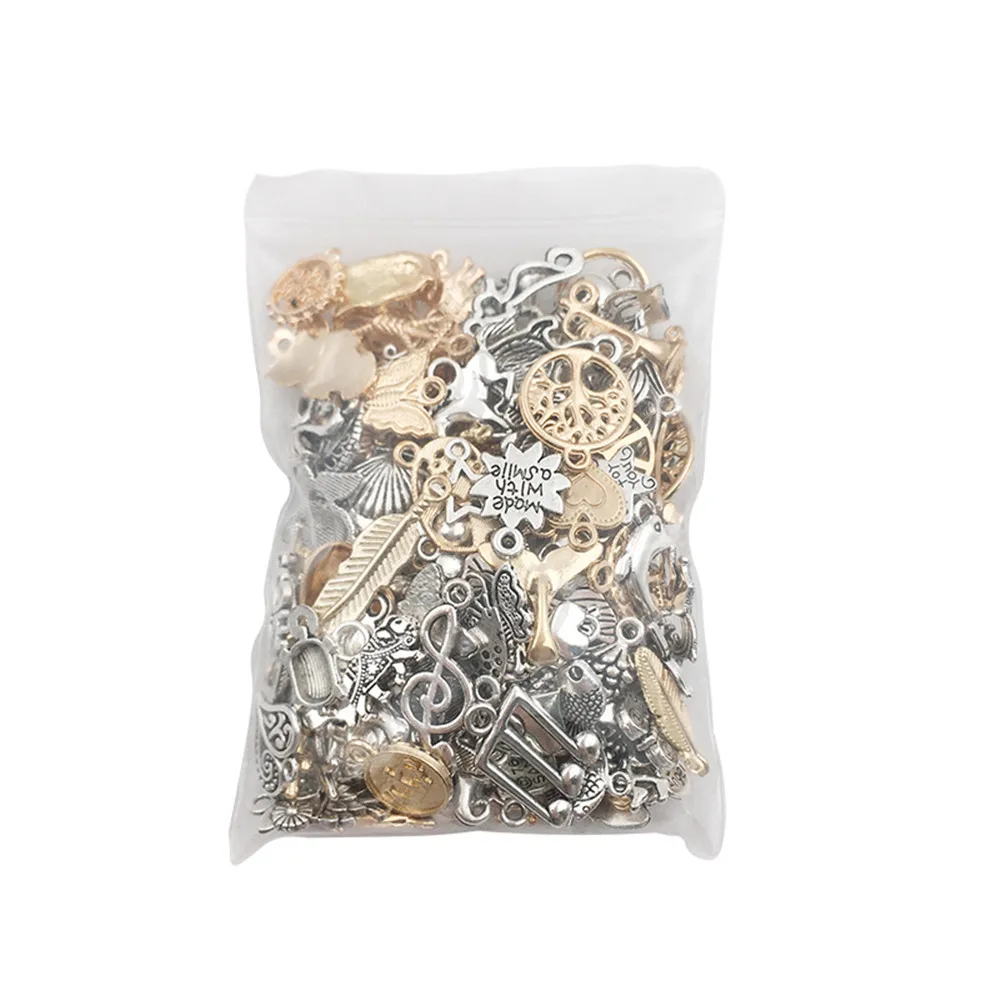 

Mixed 300PC/Sets Alloy Tibetan Silver Ancient KC Gold Pendant Earrings Small DIY Handmade Jewelry Accessories