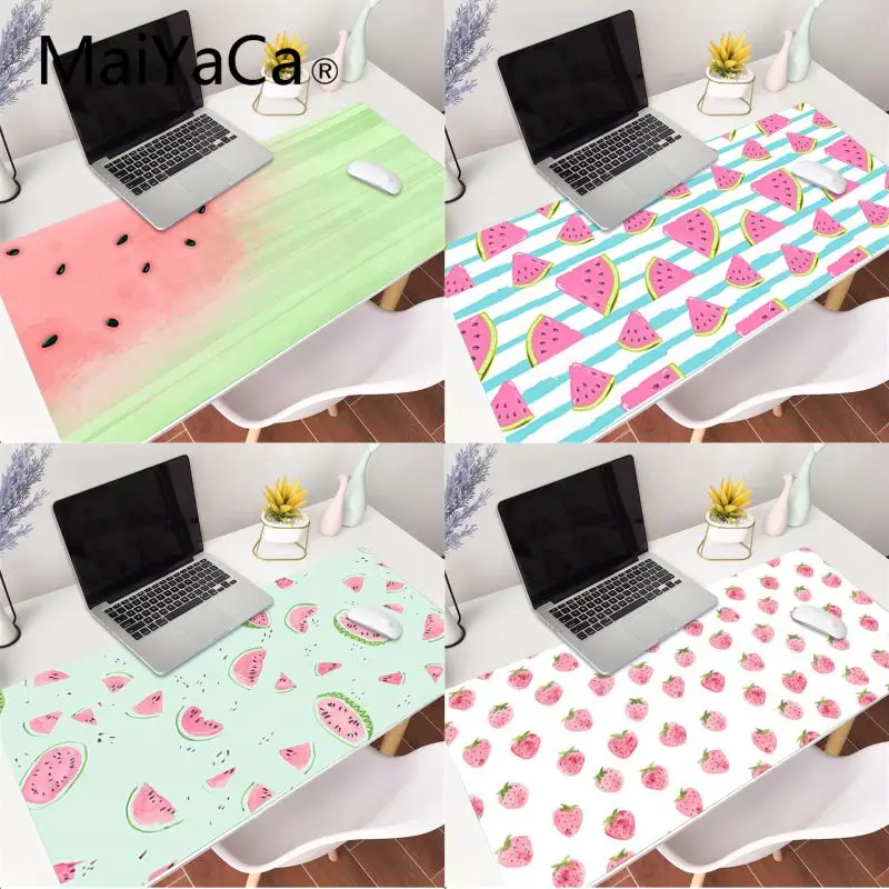 

MaiYaCa Summer Wraemelon Beautiful Anime Mouse Mat XXL Mause Pad Laptop Keyboard Desk Mat for pc gamer completo