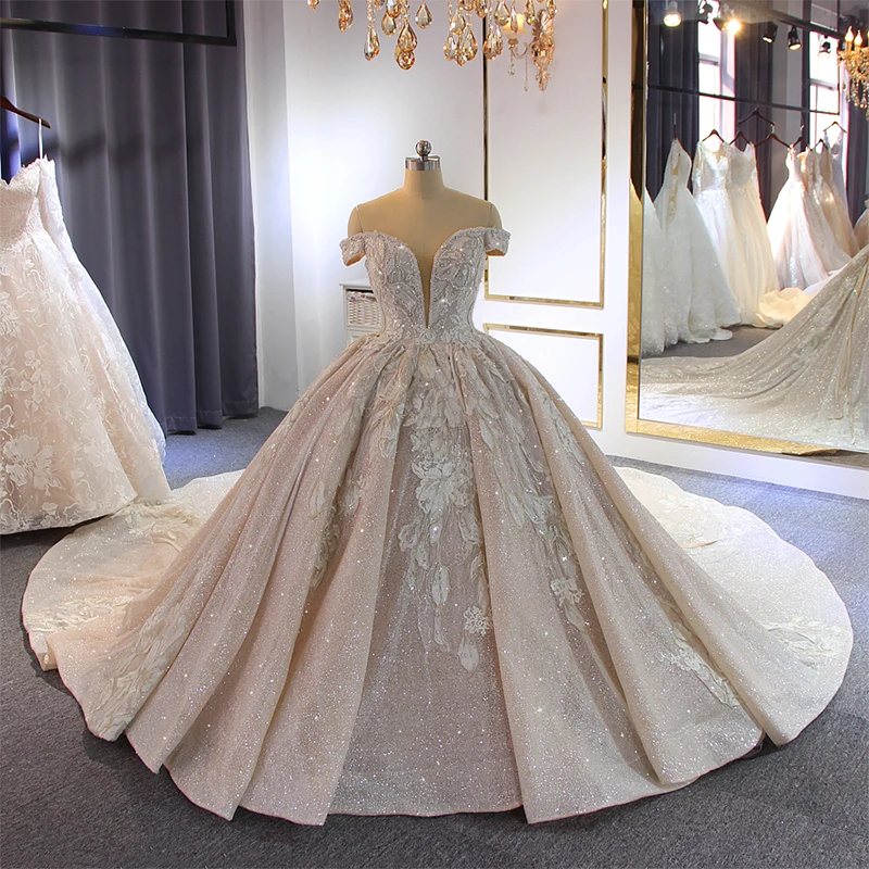 Рисунок 3 - NS3471 Милое Свадебное бальное платье с бусинами