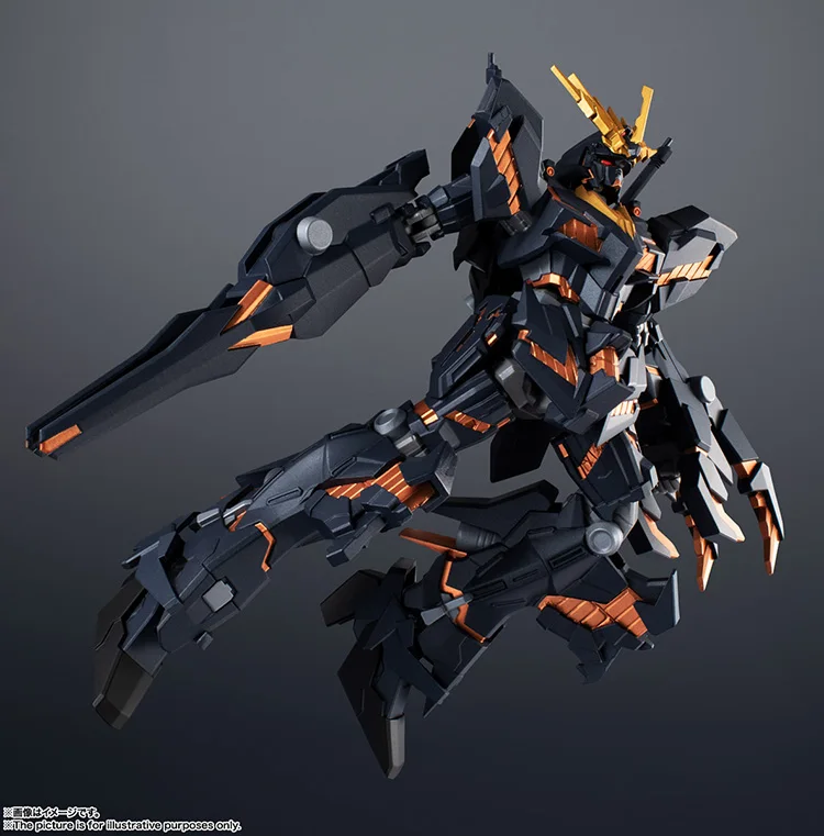 CMT оригинальная Bandai GUNDAM UNIVERSE GU аниме Гундам игрушечные фигурки ASW-G-08 GUNDAM BARBATOS RX-0 UNICORN GUNDAM 02 BANSHEE - Цвет: UNICORN