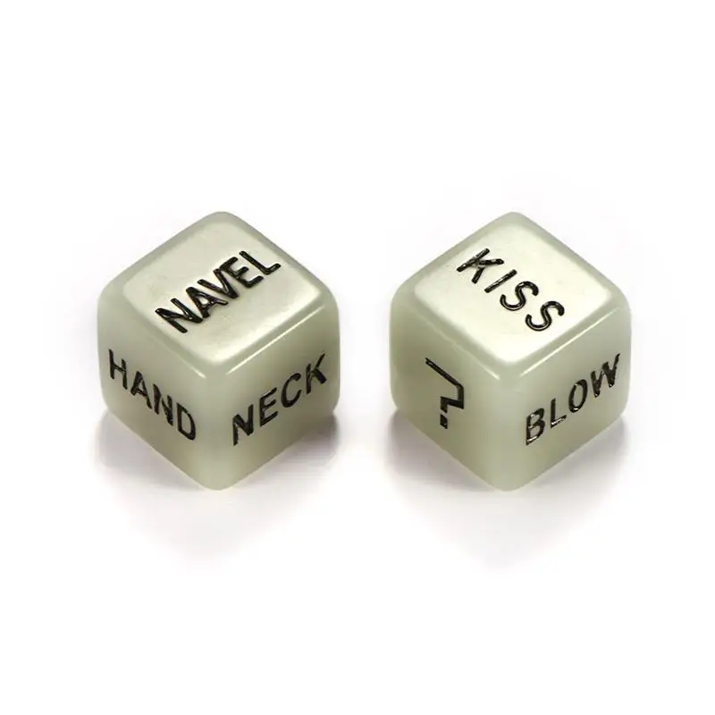 2 шт. забавные светящиеся игрушечные кубики для влюбленных пар секс-игры вечерние