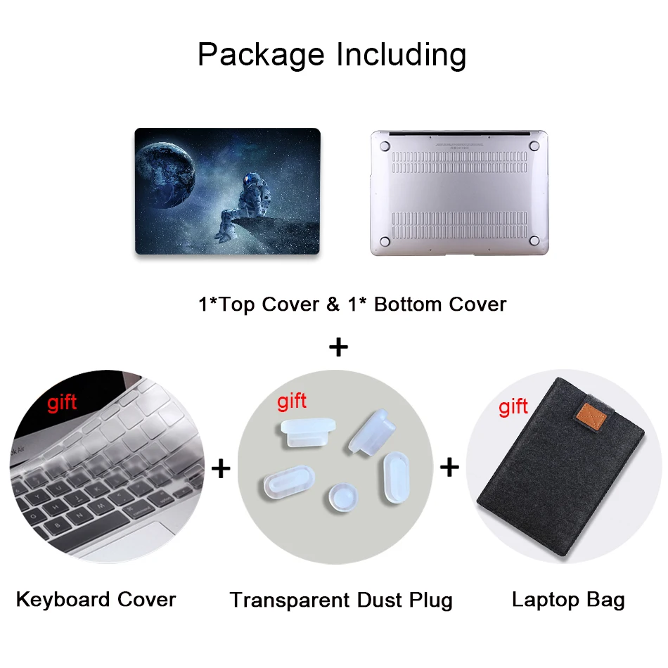MTT чехол для Macbook Pro 13 15 дюймов с сенсорной панелью астронавт чехол для macbook Air Pro retina 11 12 13,3 15,4 сумка для ноутбука