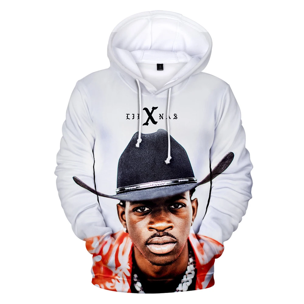 Толстовка Lil Nas X 3D для мужчин и женщин модный Повседневный пуловер в стиле хип хоп