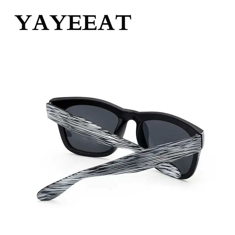 Цвет зеркальные солнечные очки с Винтаж древесины солнцезащитные Для мужчин