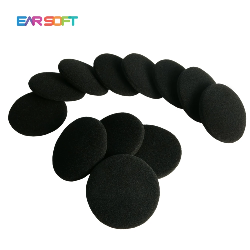 Earsoft Ear Pads Replacement Sponge Cover for Plantronics Audio 310 470 478 628 626 Headset Parts Foam Cushion Earmuff Pillow