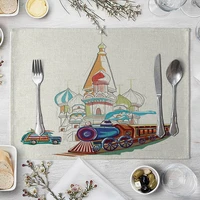 kitchen table mats creative building table mat creative table napkin for wedding kitchen decor creative car placemat dining