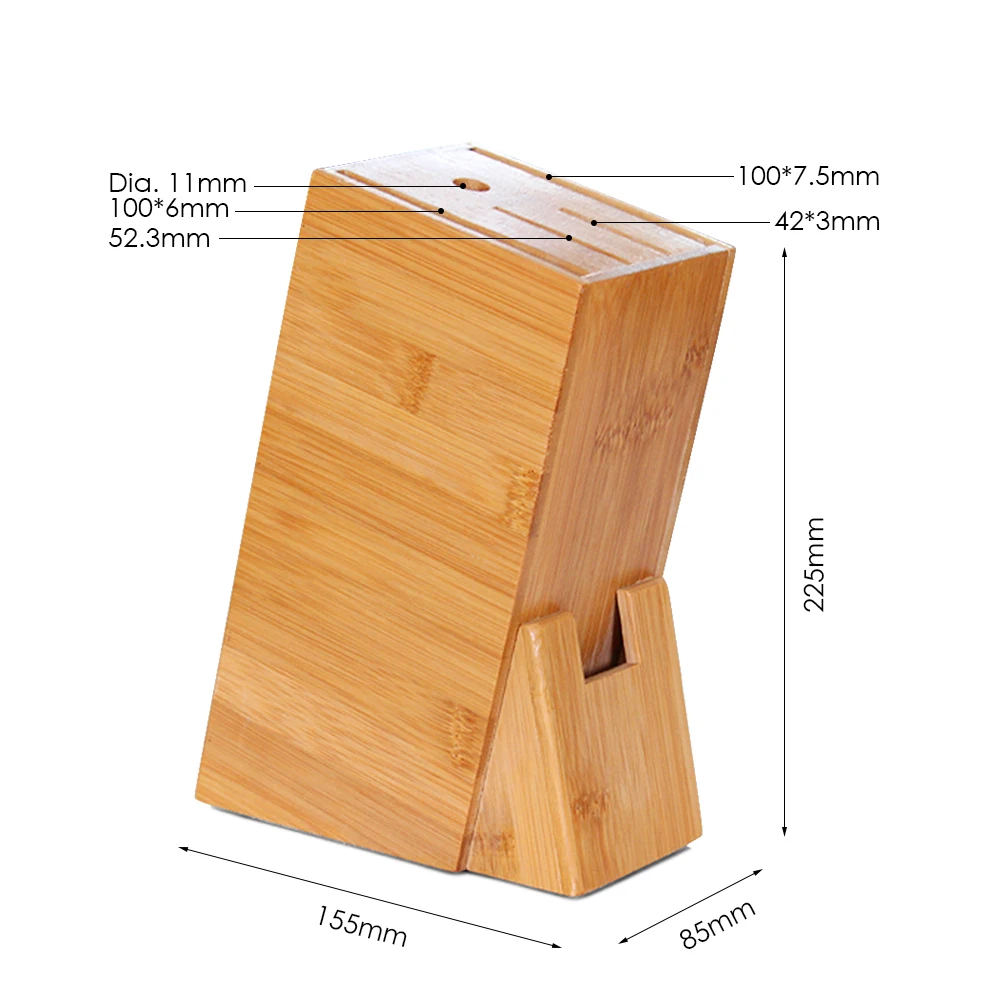 Новый держатель для кухонных ножей полка хранения бамбуковых набор инструментов