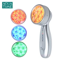 4 color led skin tightening mesotherapy facial led photon skin rejuvenation anti aging rf ems beauty skin care tool face massage