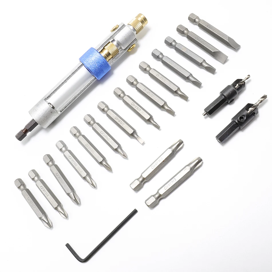 20 штук Тайм дрель Multi отвёртки Sets16 различные виды голова обновленная версия с