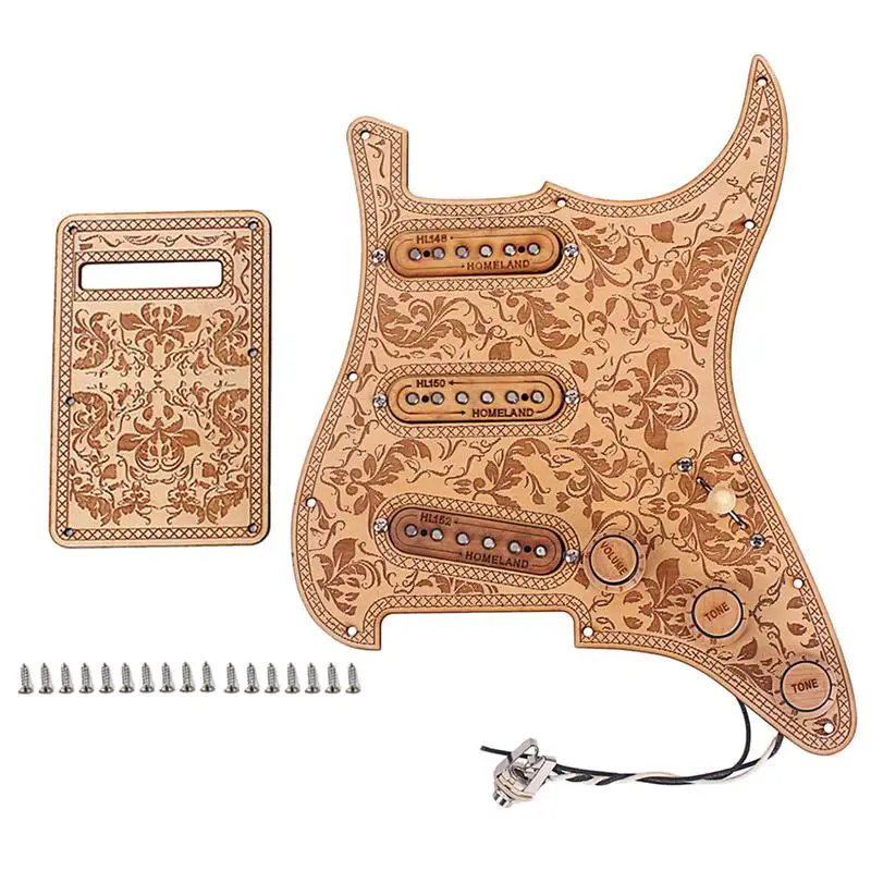 Прочная металлическая накладка Pickguard GP116 SSS 1 комплект | Спорт и развлечения
