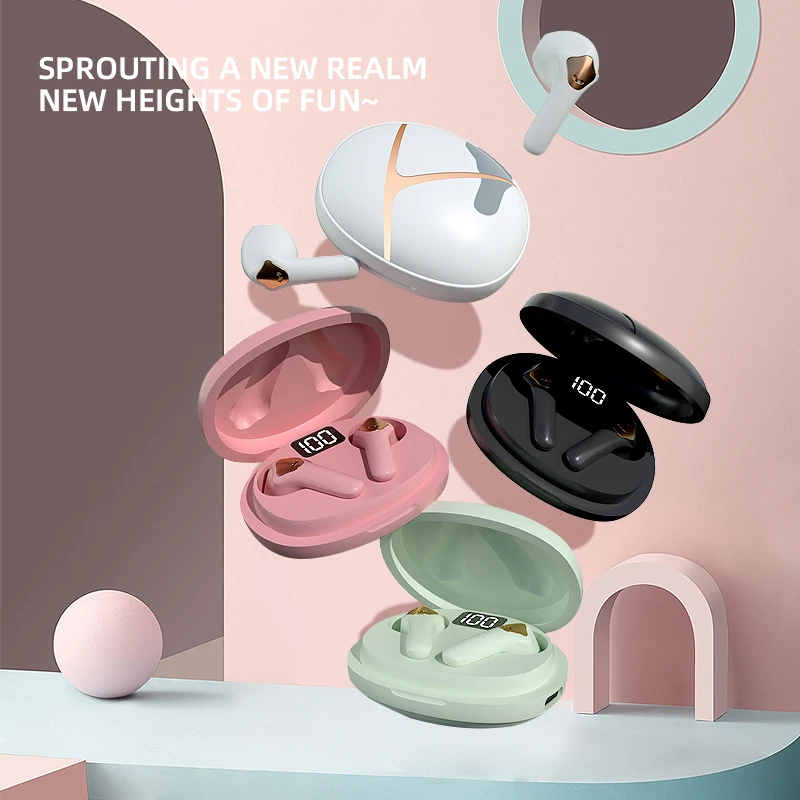 

Bluetooth Headset Tws Stereo Business Wireless Bluetooth Headset Digital Display Power Stereo Low Latency Wireless Headset