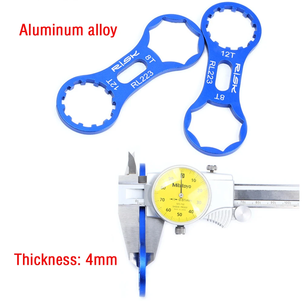 

Risk Aluminum Bicycle Front Fork Repair Tool For Sr Suntour Xcr/xct/xcm/rst Mtb Bike Front Fork Cap Wrench Disassembly Tools